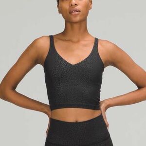 Lululemon Align Tank Top in Jewel Emboss Black